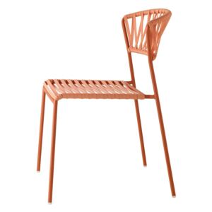 Židle Lisa Club oranžová - terakota
