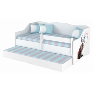 Dětská postel s přistýlkou LULLU 160x80cm - LEDOVÉ KRÁLOSTVÍ 2