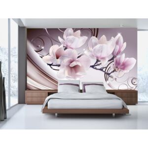 Murando DeLuxe Setkání s magnolií Rozměry (š x v) a Typ: 150x105 cm - vliesové