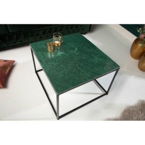 Konferenční stolek Elements 50cm x 50cm -mramor, zelený / 40114