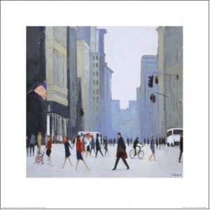 Obraz, Reprodukce - New York - 5th Avenue, (40 x 40 cm)
