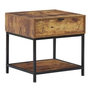 Boční stolek z tmavého dřeva BERKLEY