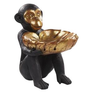 Dekorativní figurka opice černozlatá SOMEONE