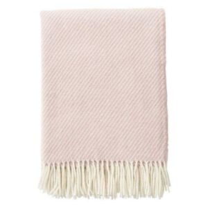 Vlněný pléd Classic Wool pink 130x200, Klippan, Švédsko Růžová