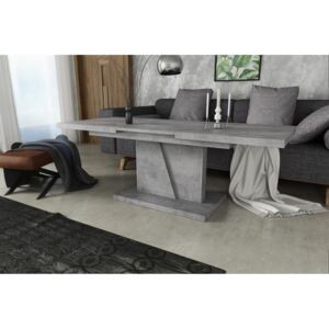 NOIR beton, rozkládací, konferenční stůl, stolek