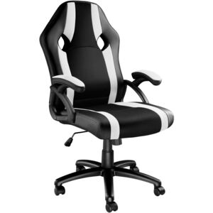 Tectake 403485 kancelářská židle goodman - černá/bílá