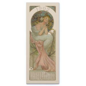 Návrh kalendáře / Projet de calendrier (1897) - Alfons Mucha