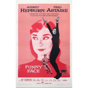 Funny Face, Audrey Hepburn - Vintage Movie Poster