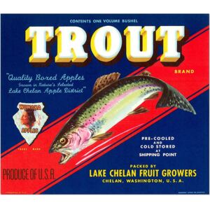 Trout Brand - Vintage poster