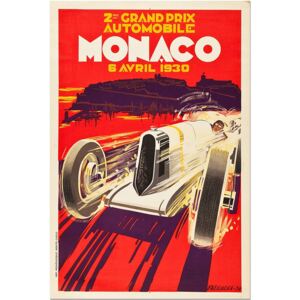 Monaco Grand Prix 1930 - Vintage Racing Poster