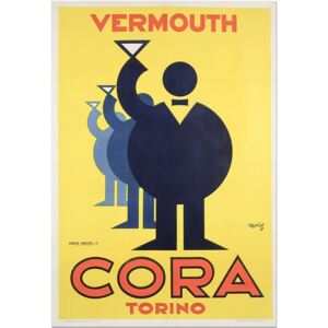 Cora Vermouth Torino - Advertising Poster