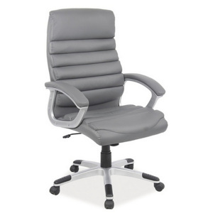 Kancelářská židle QUEST, 115-125x66x50x46-56, šedá