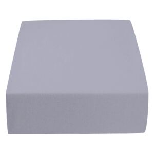 Jersey prostěradlo šedé 180x200 cm Gramáž (hustota vlákna): Lux (190 g/m2)