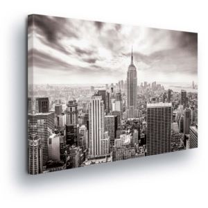 Obraz na plátně - Černobílý New York II 100x75 cm