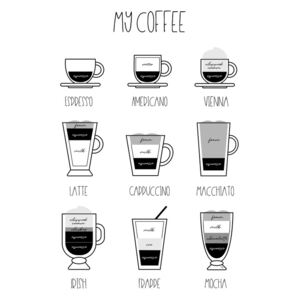 Ilustrace My coffee, Martina Pavlova