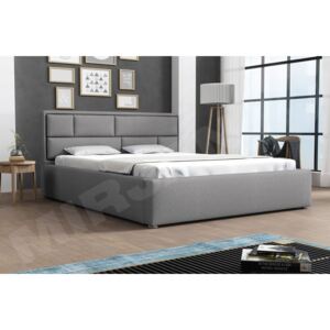 Čalouněná postel s rolovaným roštem Nido, Rozměr postele: 200x200, Potah: Victoria 14 867