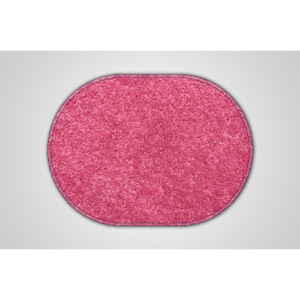 Vopi koberce Kusový růžový koberec Eton ovál - Navrhněte si vlastní rozměr a tvar - klikněte zde