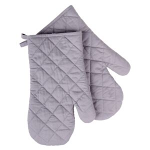Kuchyňské bavlněné rukavice chňapky MONO šedá, 100% bavlna 19x30 cm Essex