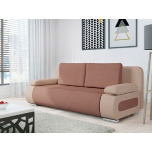 Rozkládací pohovka Ernas, Potah: korpus, opěradlo, malé polštáře: Uttario Velvet 2956 / sedadlo, doplňky, velké polštáře: Uttario Velvet 2955