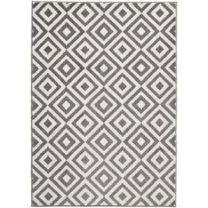Šedobílý koberec Think Rugs Matrix Grey White, 160 x 220 cm