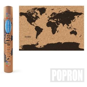 Korková mapa světa