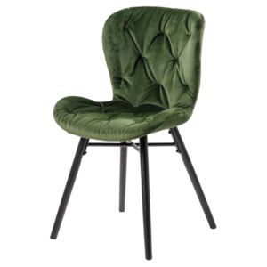 Jídelní židle Ebati VI Forest green mikro