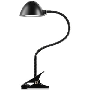 Ledko Stolní lampa na klip 3W LED, černá