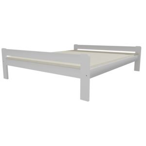 Dřevěná postel VMK 3C 90x200 borovice masiv - bílá