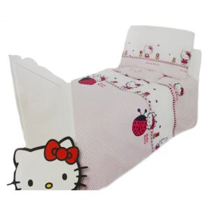 Povlečení do postýlky bavlna Hello Kitty 135×100, 60x40cm