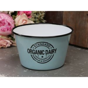 Smaltovaná miska Organic Dairy 1200 ml - modrá