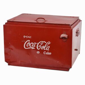 Plechová chladnička "Coca Cola", 57x44x40cm