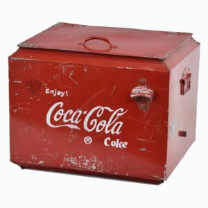 Plechová chladnička "Coca Cola", 45x37x39cm