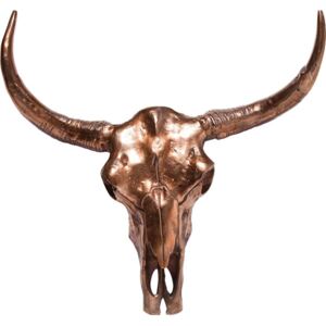 KARE DESIGN Dekorativní paroží Skull Copper Big