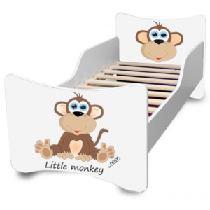 Dětská postel se zábranou Little Monkey