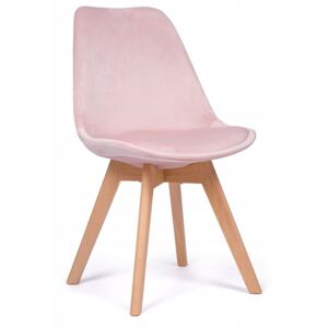 NewHome Sametová stolička skandinávský styl ROSE Glamor