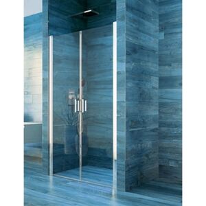 ROSS Sprchové dvoukřídlé dveře COOL 90 cm Výplň: čiré