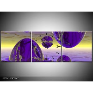 Moderní obraz fialových koulí (F002422F9030CC)