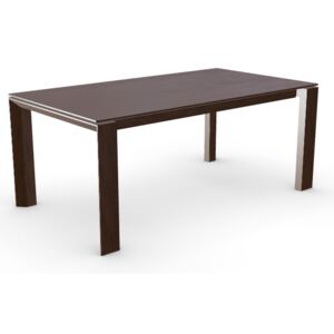 Calligaris Rozkládací stůl Omnia Wood, dřevěný, CS4058-LL Rozměr: 160(220)x90 cm, Deska: Kouřový jasan (dřevo), Báze (rám+nohy): Kouřový jasan (dřevo)
