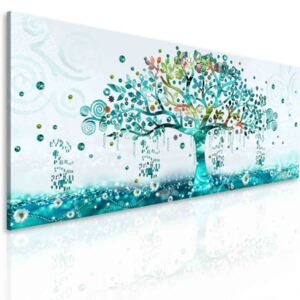 Obrazy tyrkysový strom (50x20 cm) - InSmile ®