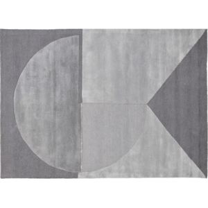 Linie Design Vlněný koberec Satomi Antracit Rozměr: 140x200 cm