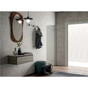Birex Moderní předsíň Sessanta, zrcadlo, taburet, háčky, zásuvka