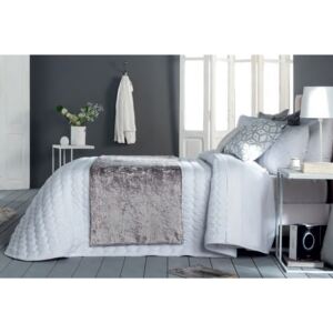 Textil Antilo Přehoz na postel Velvet Silver, stříbrný 60x230 cm