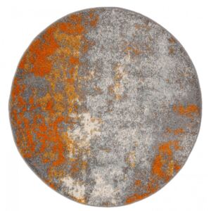 Kusový koberec Fredo oranžový kruh, Velikosti 100x100cm