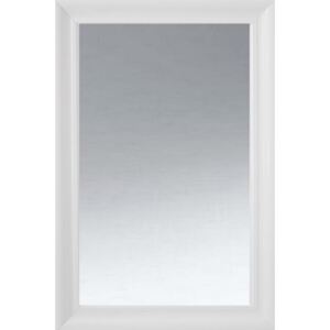 AMIRRO Zrcadlo na zeď do pokoje ložnice dekorativní MAJA - 45 x 60 cm v bílém lesklém rámu 105-361