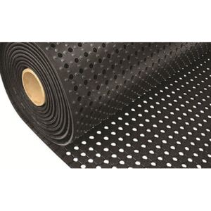 WEBHIDDENBRAND Černá gumová univerzální rohož - 933 x 91 x 1 cm