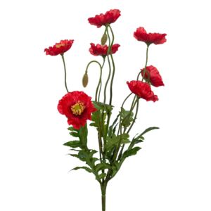 Animadecor Umělá květina - Vlčí mák červený svazek 35cm