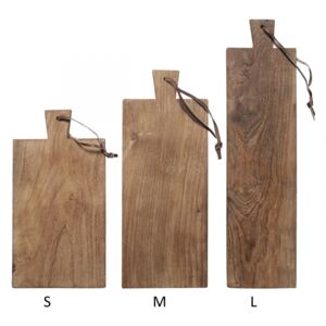 Dřevěné prkénko z teakového dřeva Natural Velikost S