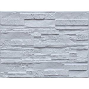 Wall Art Decor ®, 580 x 440 mm, 4.B31/04, 3D - PVC obkladový panel - Břidlice štípaná šedá