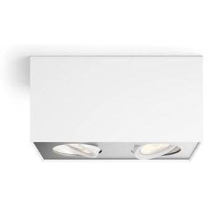 Bodové stropní LED osvětlení BOX, 2x4,5W, teplá bílá, bílé