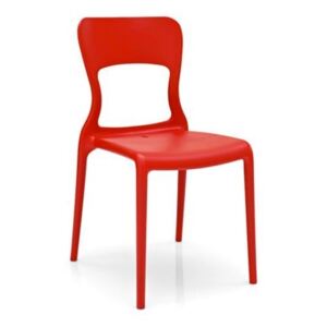 Connubia Židle Helios, plast, CB1312 Podnoží: materiál shodný se sedákem, Sedák: Polypropylen matný - Grey (šedá)